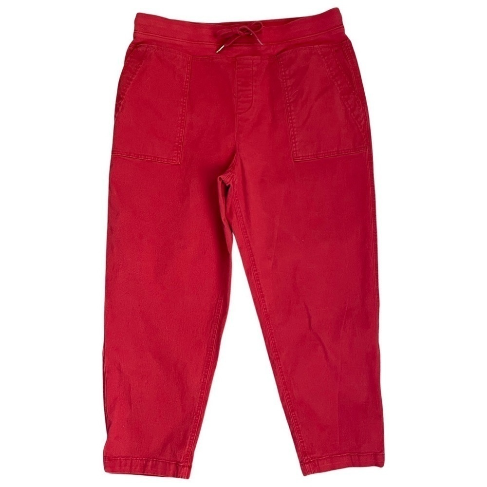 Terra & Sky Easy Pull On Jogger Pant Red Women’s Size 0X.